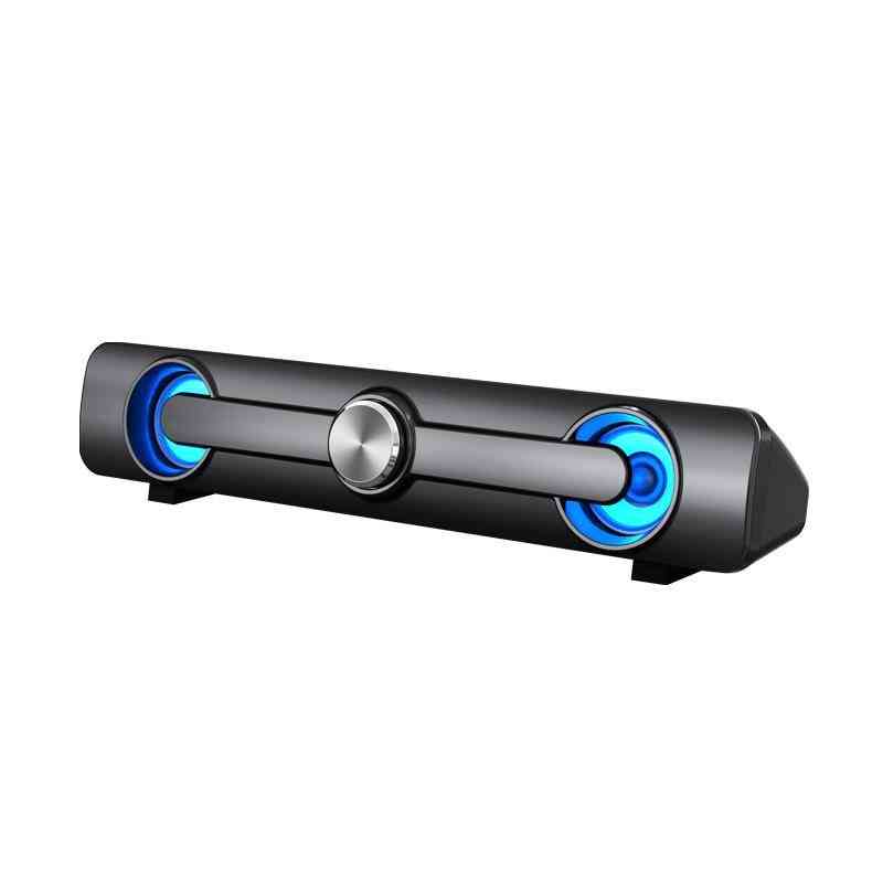 Wired / Wireless Bluetooth Surround Sound Bar With Led Speakers