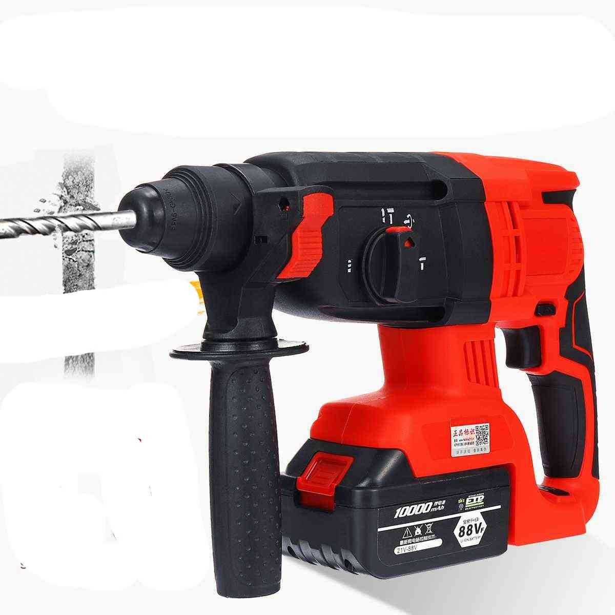 Electric Cordless Brushless Hammer Impact Power Drill