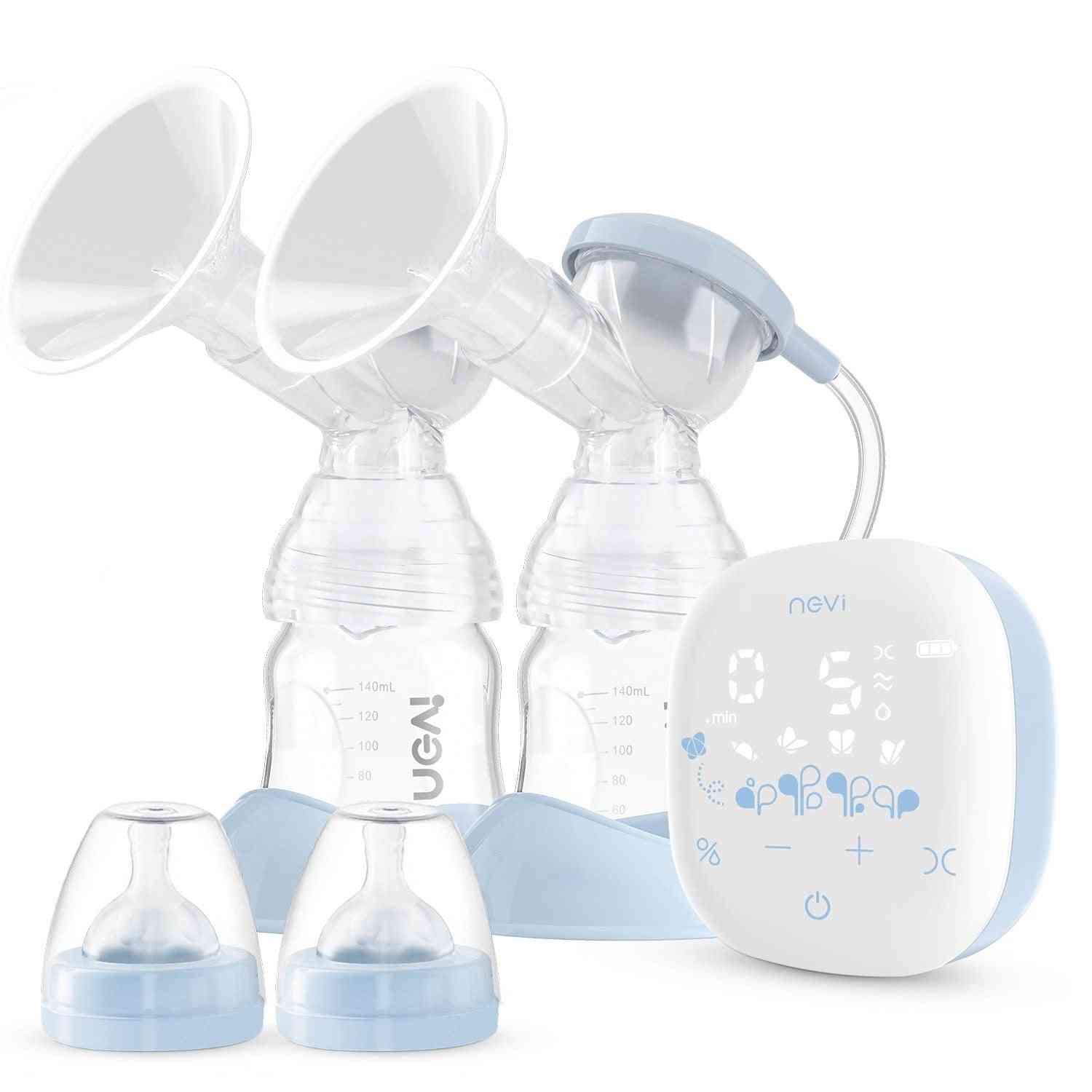 Electric Double-breast Pumps, Breastfeeding Strong Suction, Power Pump