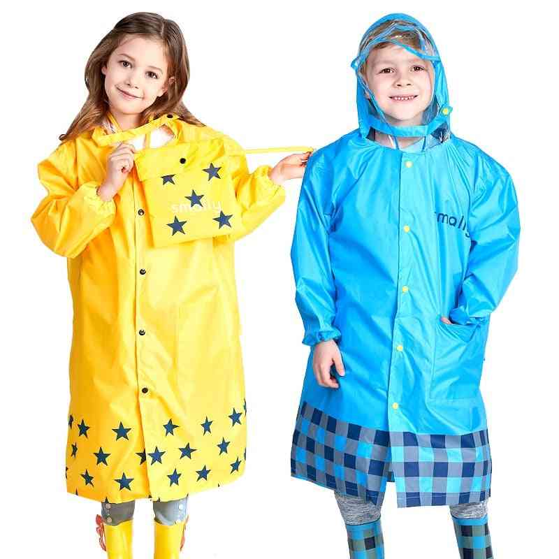 Otroški dežni plašč nepremočljiva kapuca za dež