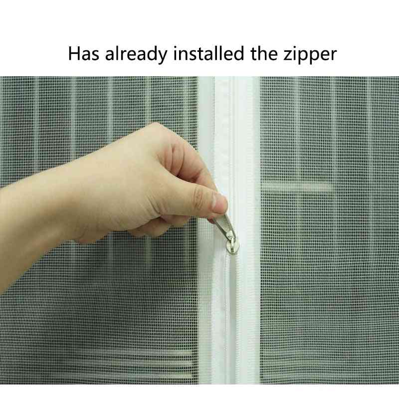 Windows Self-adhesive Zipper Easy Mosquito Net