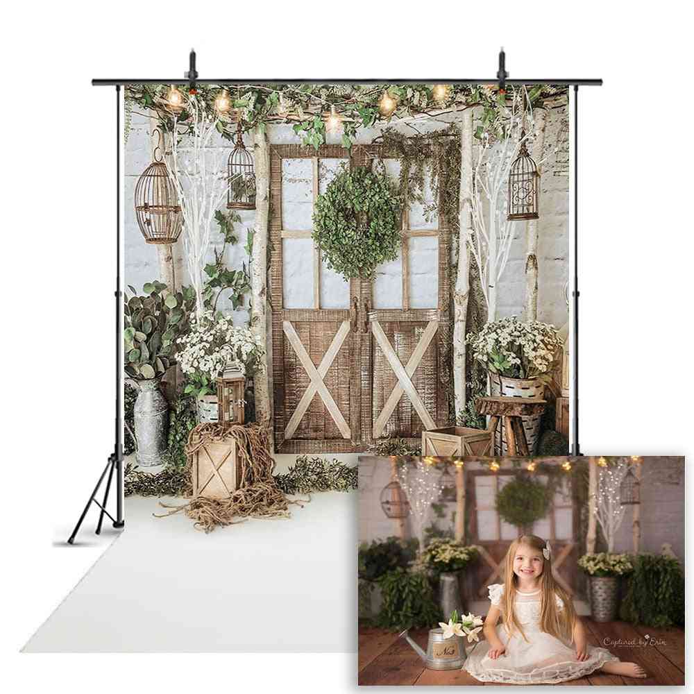 Portrait Backdrop For Photography Snowflake, Photo Christmas Tree ( Set-1)