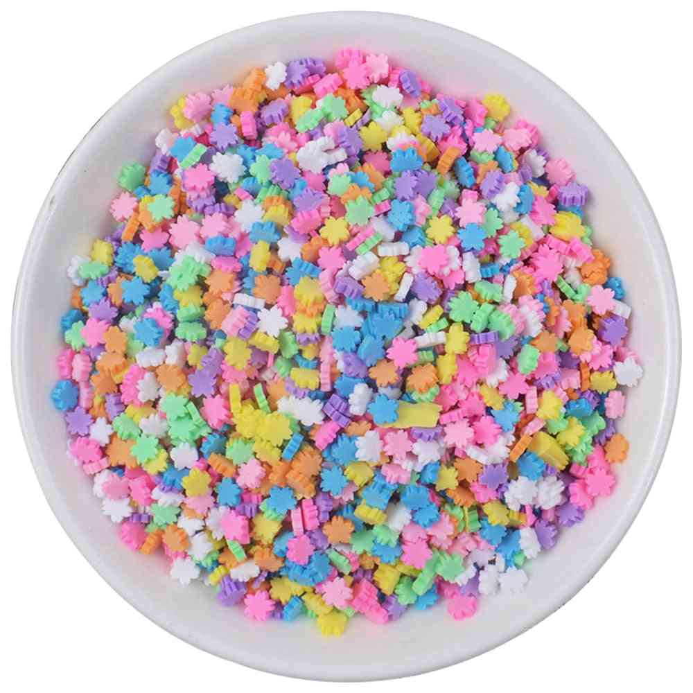 Slime Charms- Fluffy Mud, Chocolate Cake, Dessert Clay Kit, Fake Sprinkles Accessories