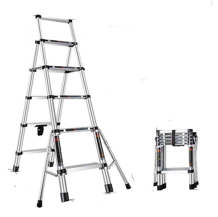 Aluminum- Multi Purpose Telescopic, Step Extension Tall Ladder