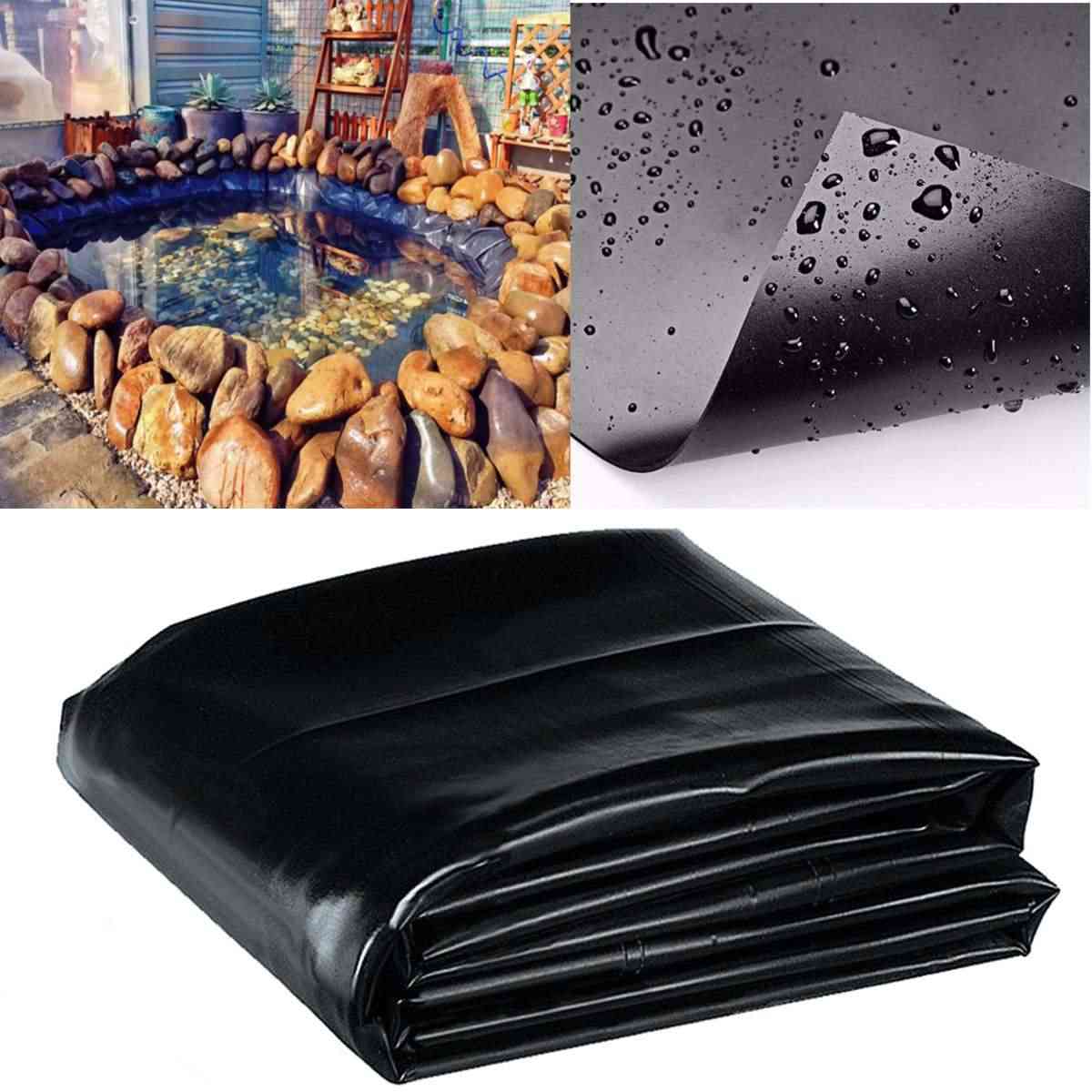 Fish Pond Liner Cloth, Home Garden Pool Reinforced, Hdpe Heavy Landscaping Pond, Waterproof