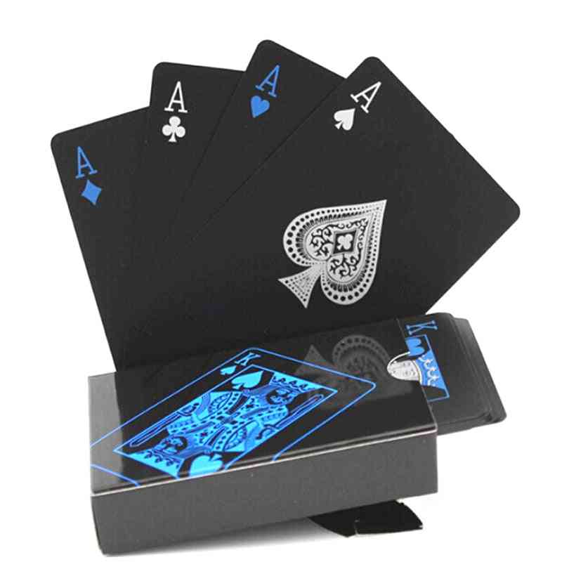 Waterproof Pvc Pure Magic Box-packed, Plastic Playing Cards Set, Deck Poker, Tricks Tool