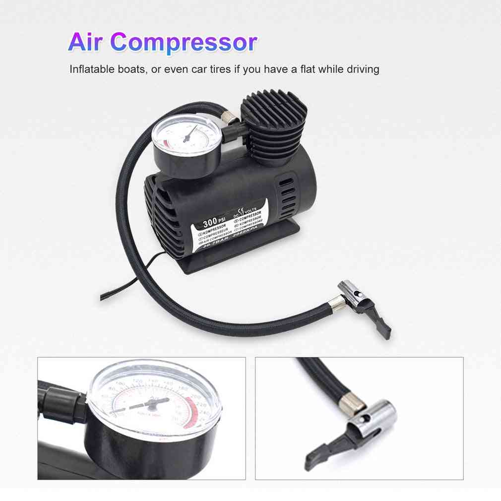 Mini Air Compressor, Electric Abs Automotive Durable Vehicle Air Pump