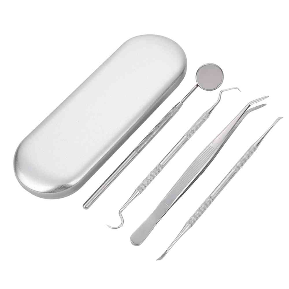 Set di strumenti per specchietti dentali in acciaio inossidabile ablatore di tartaro
