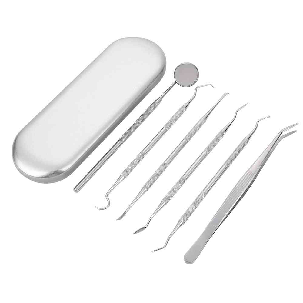 Set di strumenti per specchietti dentali in acciaio inossidabile ablatore di tartaro