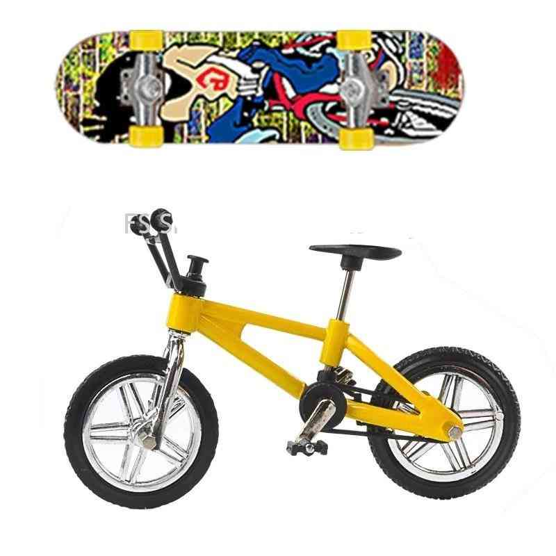 Mini finger skateboarding tastiera bmx bicicletta scooter scarpe skate board