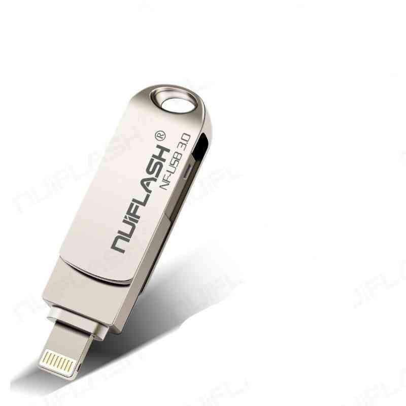 Flash Drive Pendrive For Iphone 6/6s/6plus/7//8/x Usb/otg/lightning