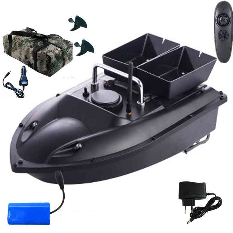 Double-hopper Motor, Speed Cruise, Automatic Feed, Fishing Bait Boat With Car Charger