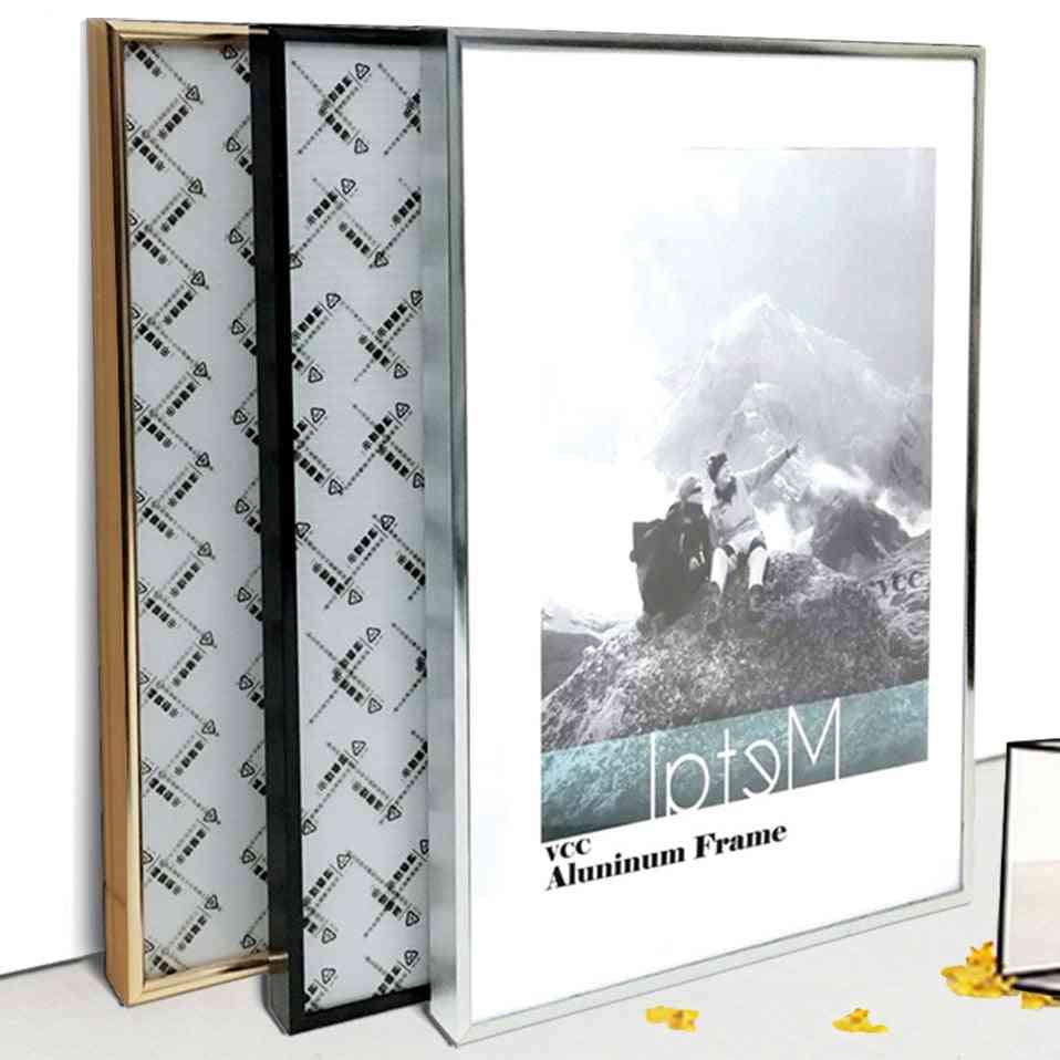 Cadres photo en aluminium classiques d'affiches en métal
