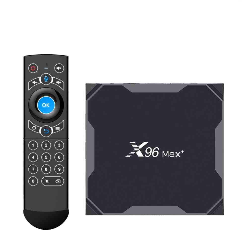 Max plus android TV box, amlogic štvorjadrový video prehrávač, wifi, max