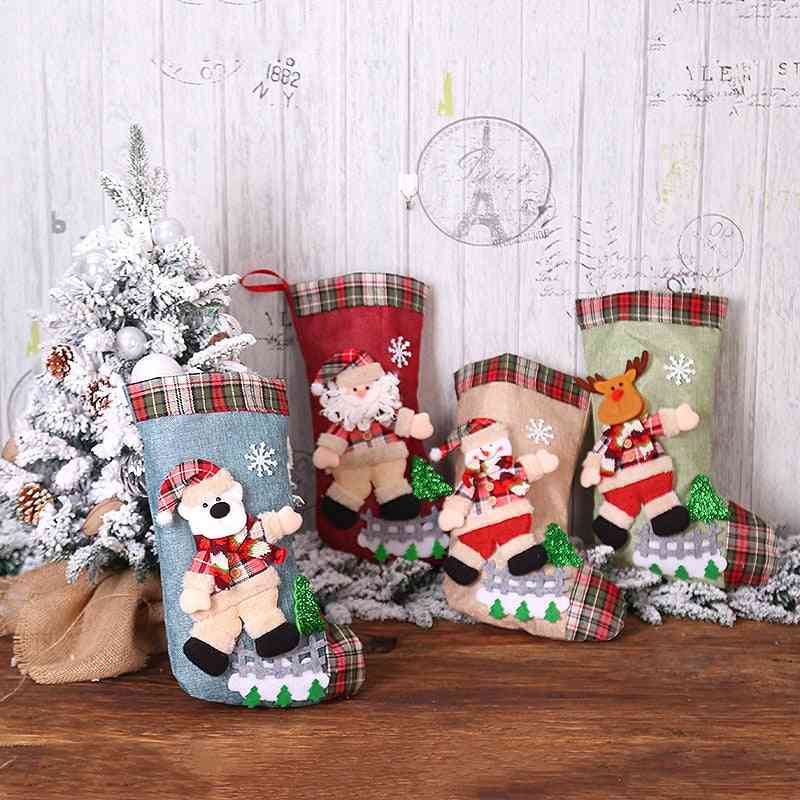 Noel vánoční dekorace pro domácí navidad ponožku