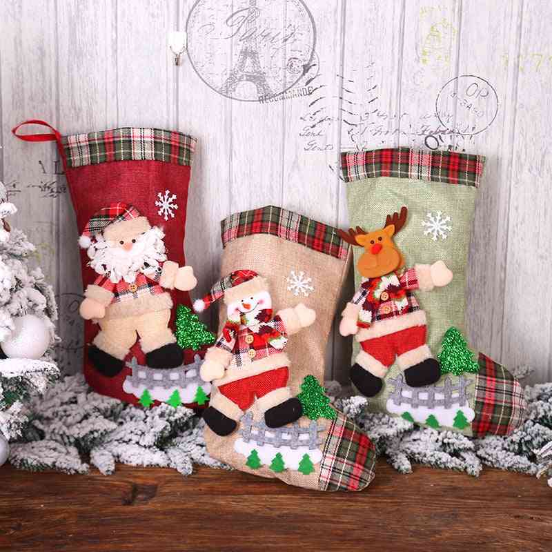 Noel Christmas Decorations For Home Navidad Sock