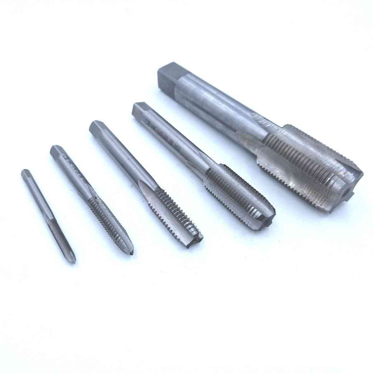 Metric Hss Left Hand Tap Pitch Threading Tools For Mold Machining Lh
