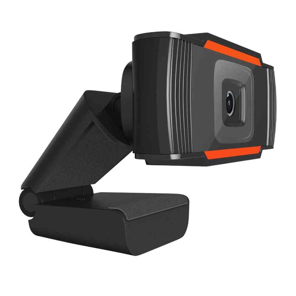 Usb Rotating Camera For Video Recording, Hd Webcam With Microphone