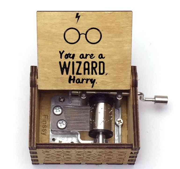 Wooden Handled Hardy Music Box