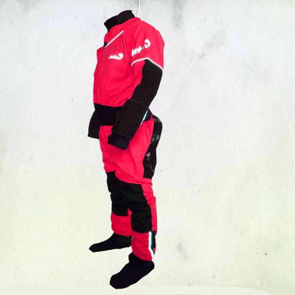 Woman Kayak Dry Suits With Dropseat Zipper