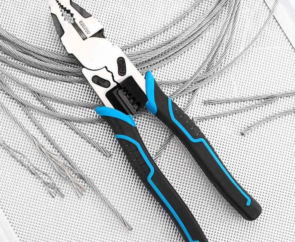 Multifunction- Pliers Stripper, Crimper Cutter Hand Tools