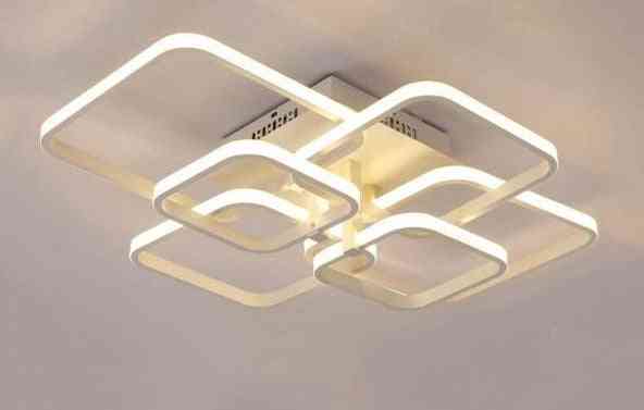 Moderne led lysekrone med fjernbetjening akryllys (sæt 1)