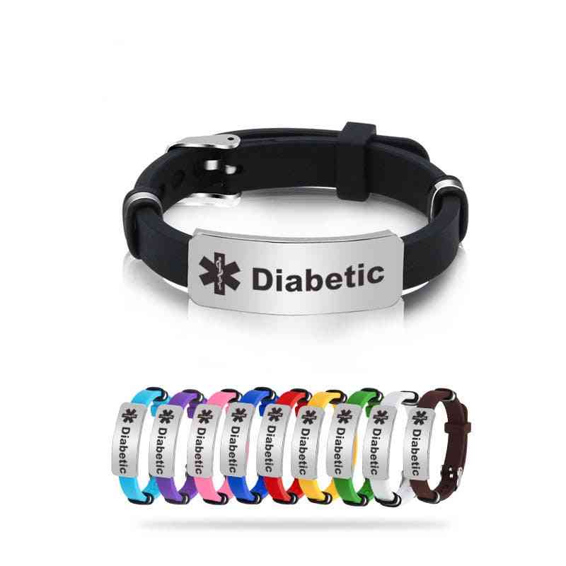 Diabetes Silicone Bracelet