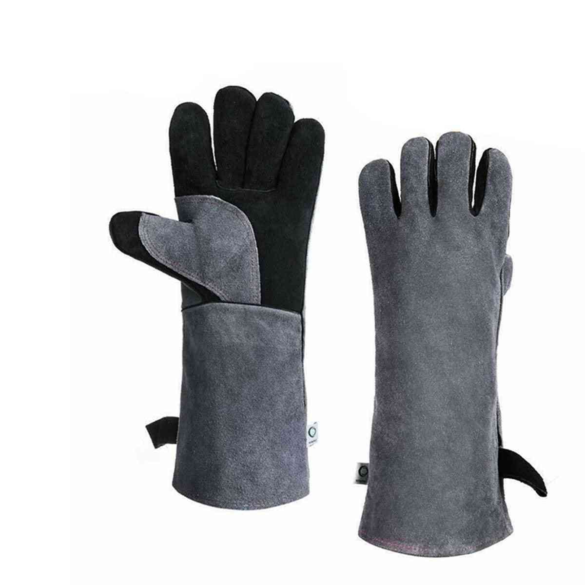 Welding Heat Resistant, Fireplace Stove, Bbq Gloves