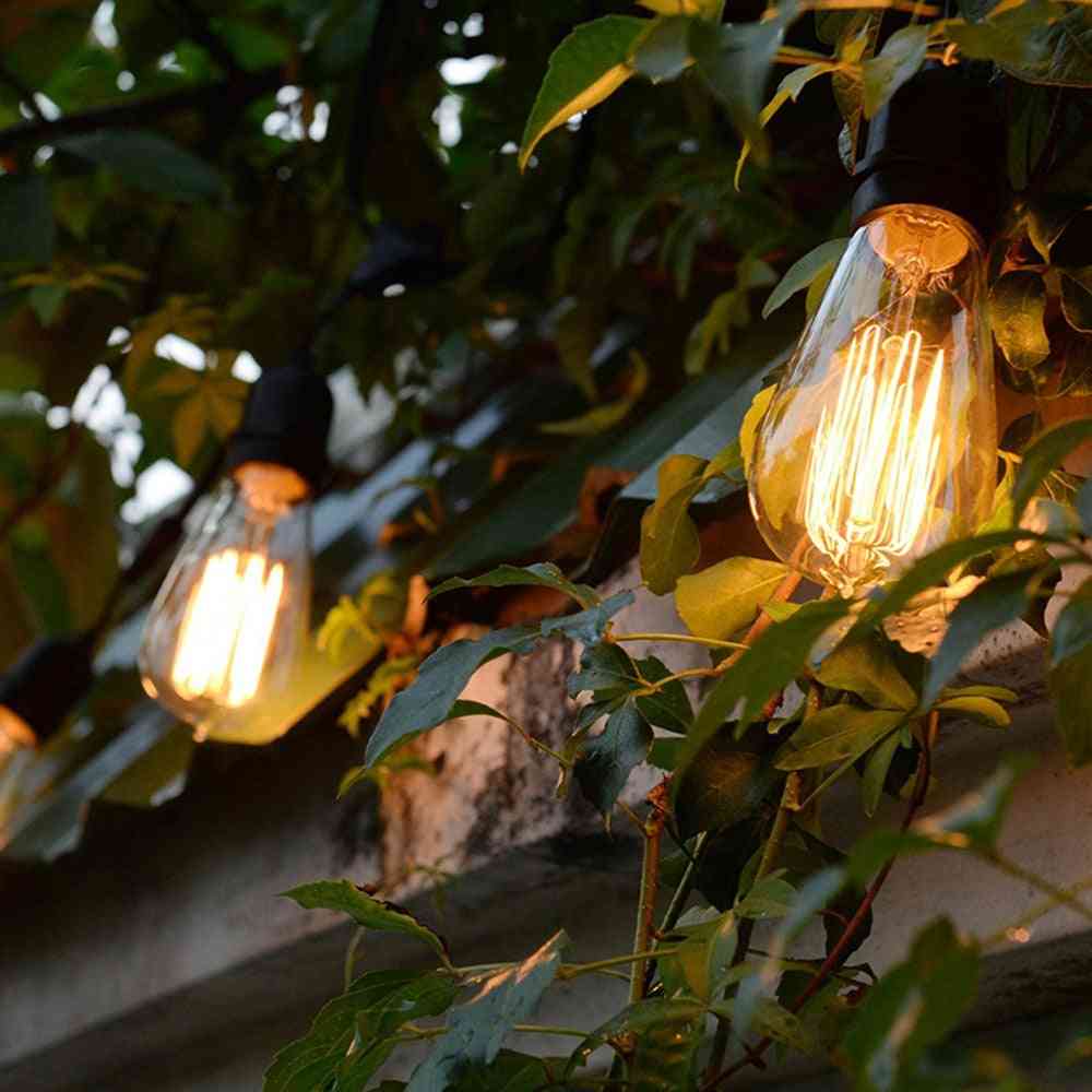 Stmívatelná vinobraní edisonová žárovka, žárovková edisonová lampa