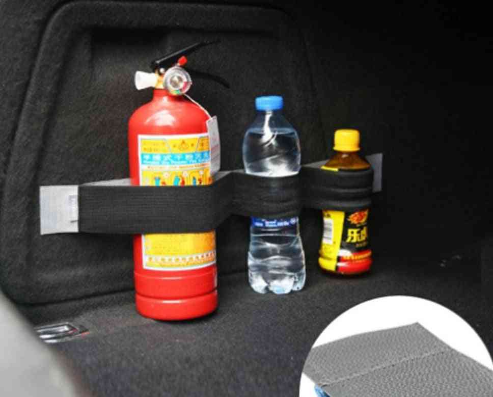 Dispositivo di stoccaggio del bagagliaio dell'auto articoli vari in velcro per auto cintura in velcro fissa vincolante