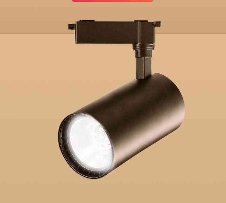 Lampskena spotlights i aluminium med spår för butik, vardagsrum (set 1)