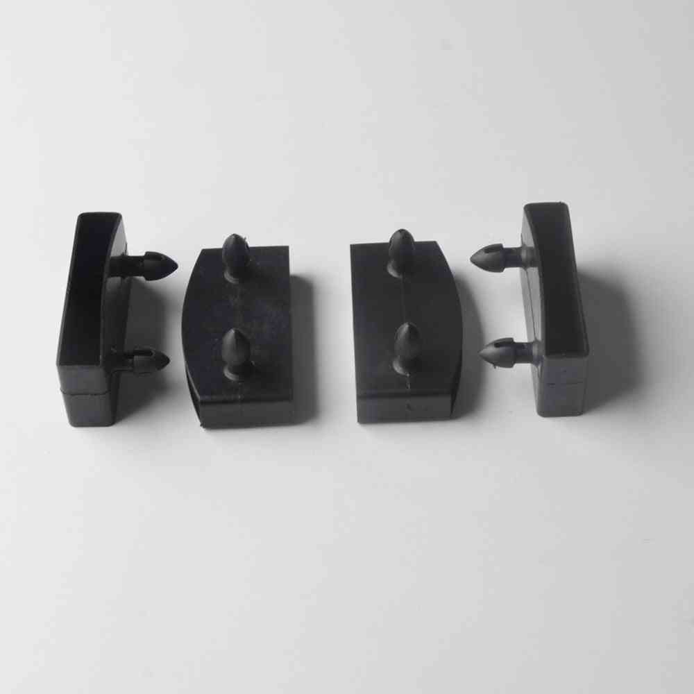 Plastic Square Replacement Sofa Bed Slat Centre End Caps Holders, Inner Rubber Sleeve