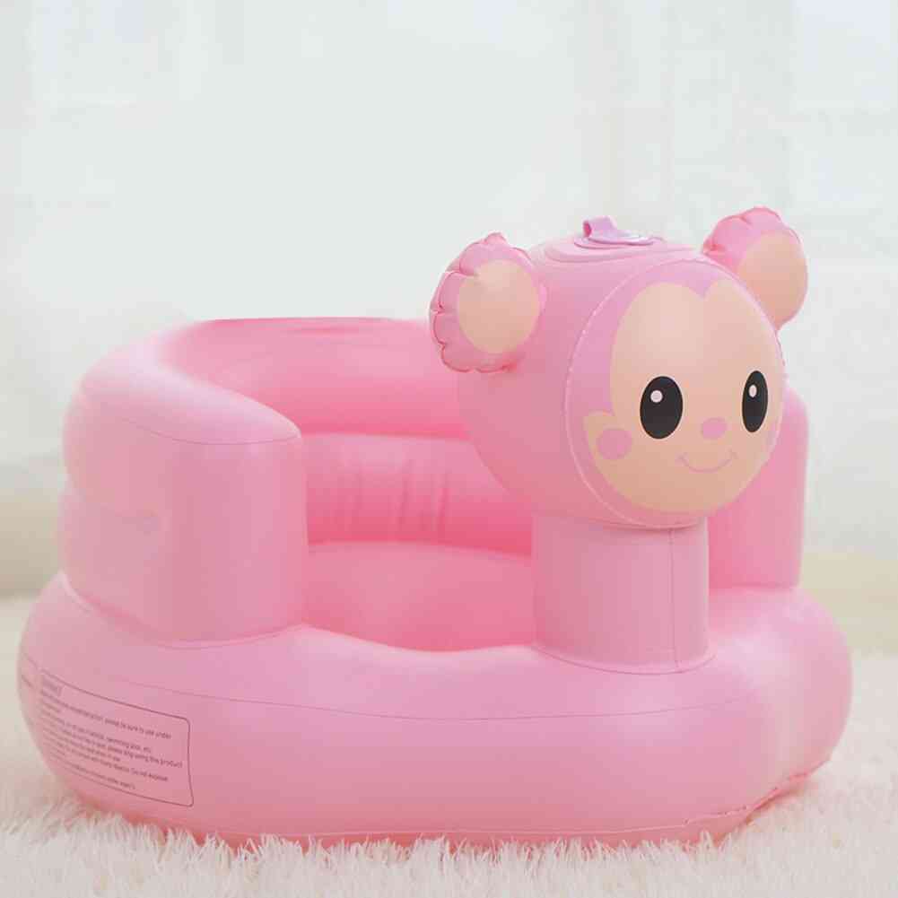 Children Plastic Inflatable Bath Stool, Learning / Dining Chair