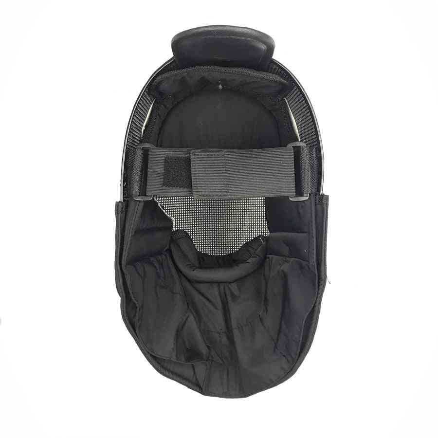 Coach Mask With Safety Backstrap System, Detachable And Washable, Lining Strap