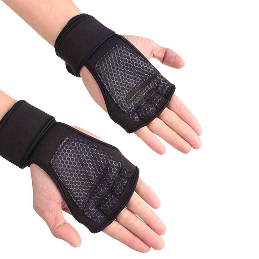 Cvičební rukavice pro vzpírání, ženy, muži, gripy, posilovna, chránič dlaně