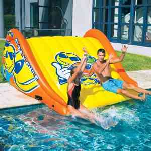 Commercial Inflatable- Beach Water Park Slides With Front Pool