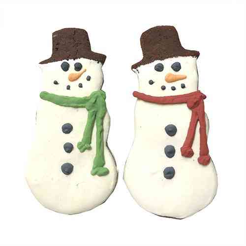 Snowman Design Biscuits For Dogs