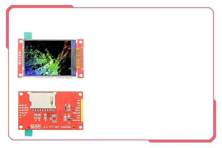 Spi-porttikosketus 2,2-4,0 tuuman TFT-LCD-näyttömoduuli kehityskortille