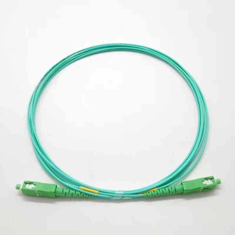 50pcs- Optical Single Mode, Aqua Lszh Jacket Patch, Cord Fiber Cable