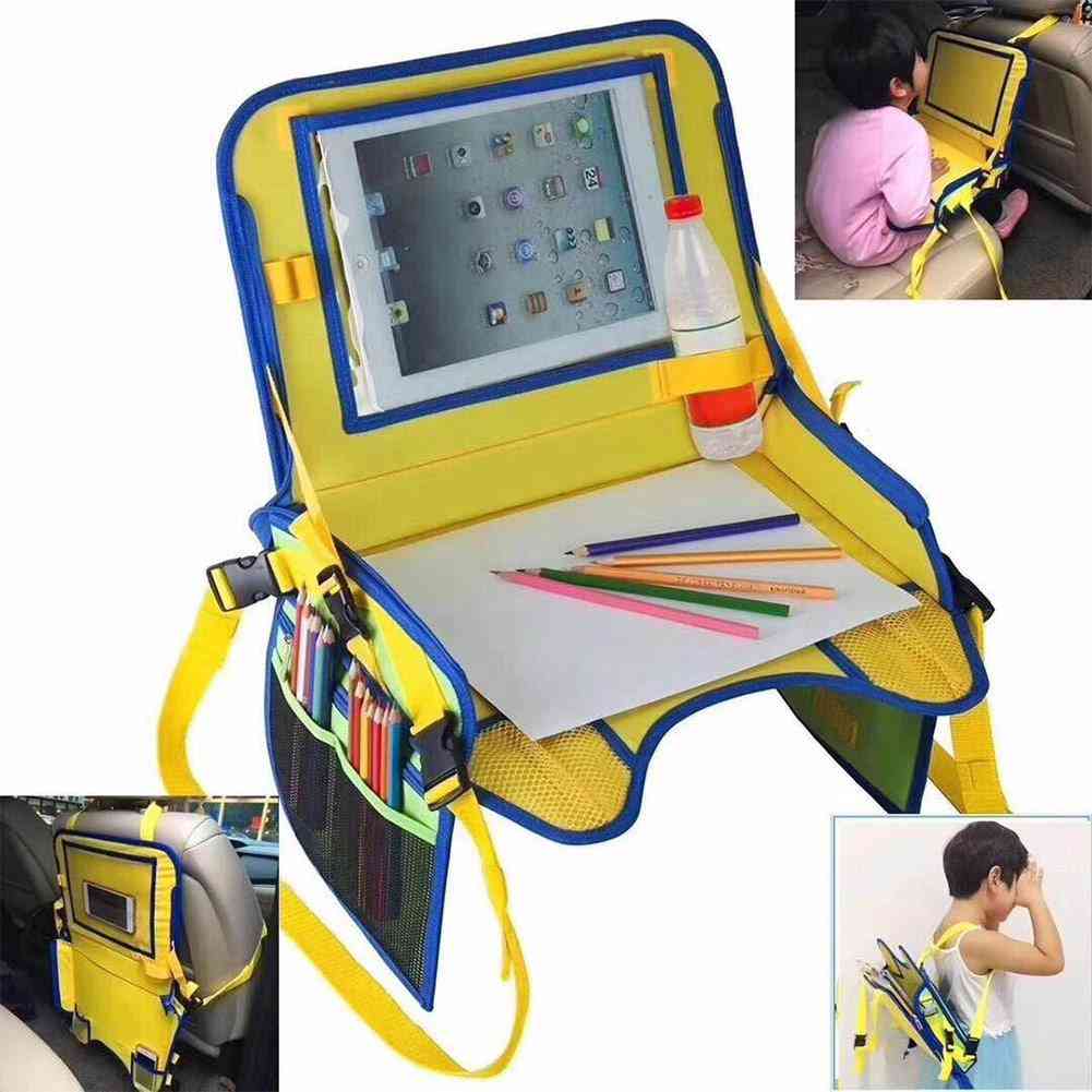 Waterproof Car Seat Tray Baby Stroller Accessories, Car Seat Portable Food Table