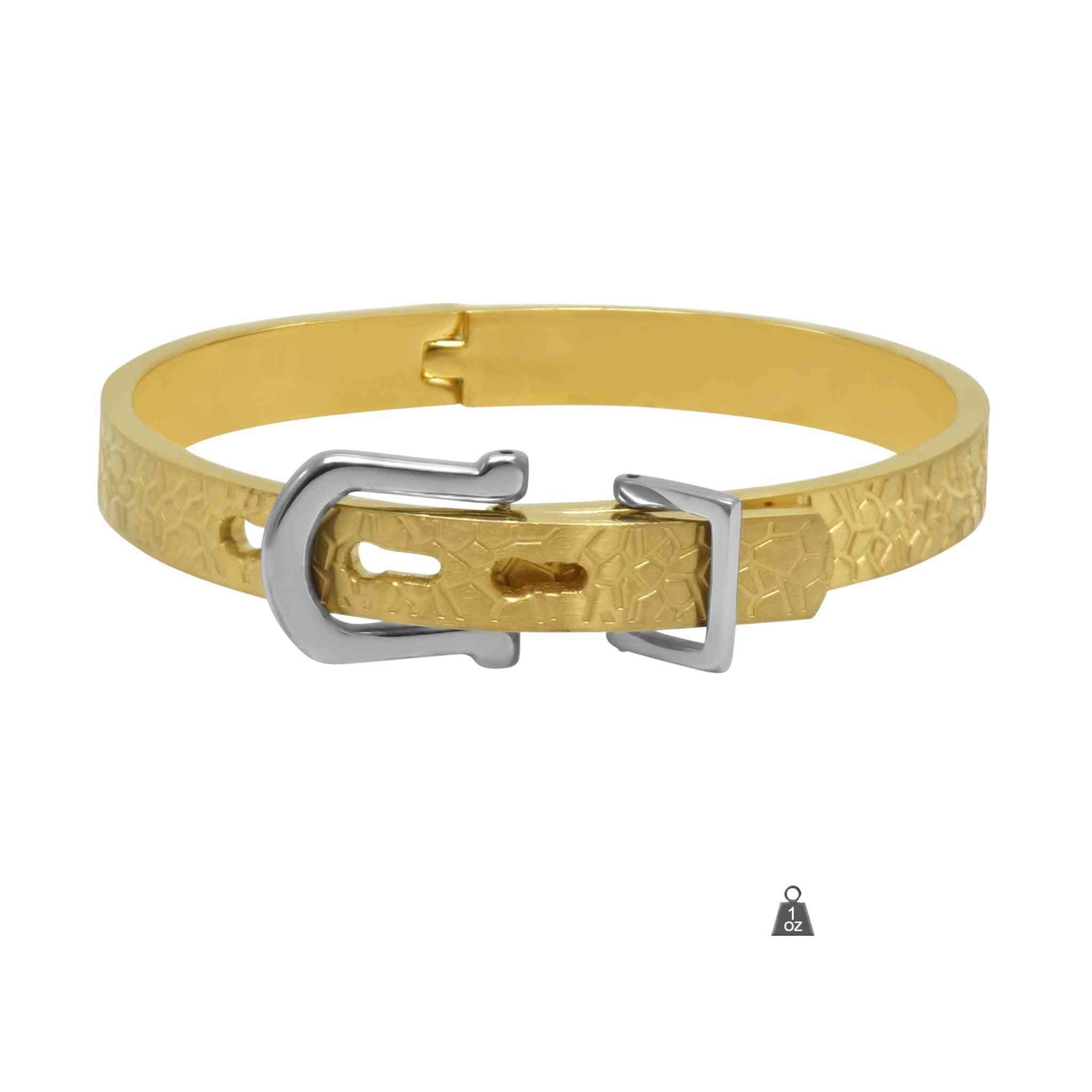 Stainless Steel Belt Shape Bracelet