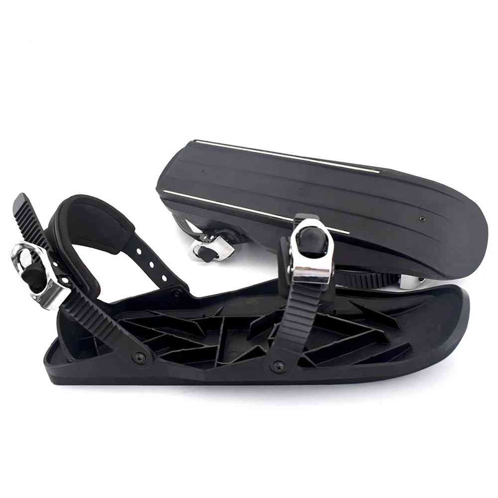 Mini portabel justerbara bindningar snöresor skyboard sko