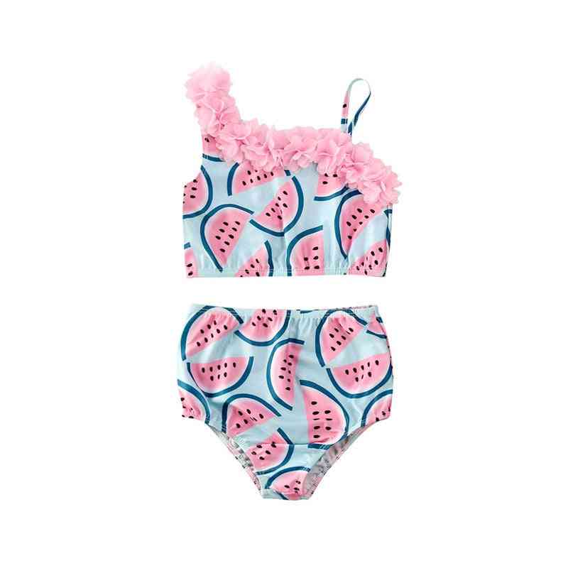 Baby Girl Watermelon Bikinis Swimsuit, Swimwear Suit