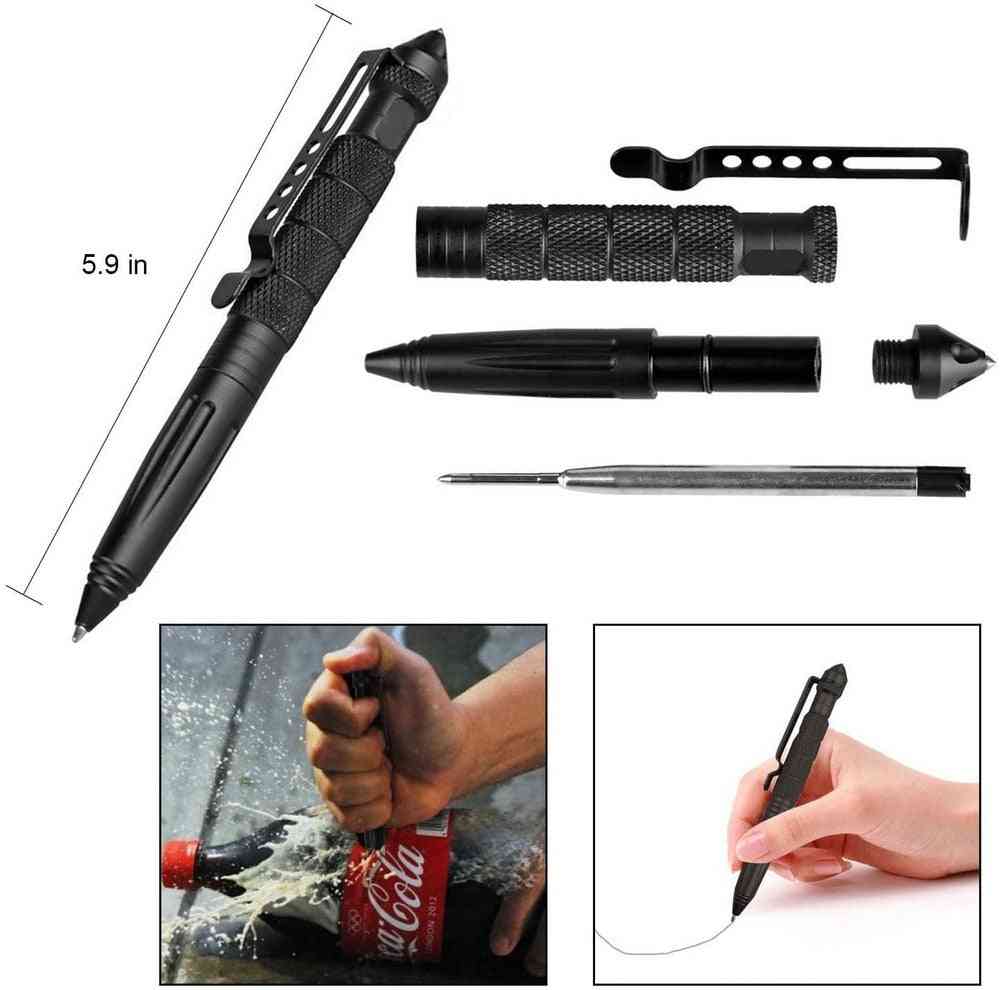 Military Tactical, Self-defense Glass Breaker, Pen Outdoor Tool