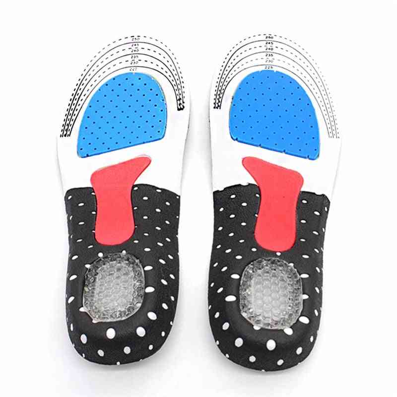 Silicone Gel Insoles, Foot Care, Orthopedic Shoe Pads, Heel Running Sport Insole For Hiking, Camping