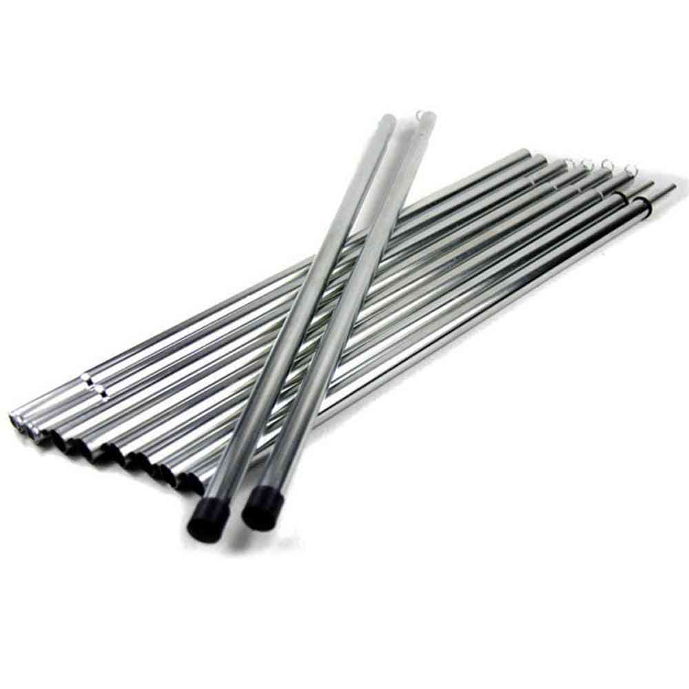 Canopy Tarp Poles, Iron Frame, Camping Tent Accessories