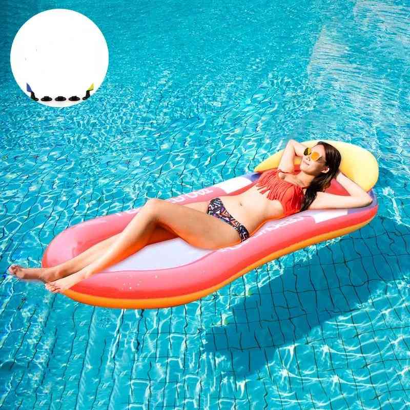 Adult Swim Float Ring- Air Mat Pool Raft Shade, Floating Bed, Swimming Tube