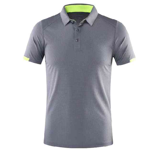 Men Golf Shirts, Outdoor Trainning Sportswear Short Sleeve,  Badminton Running Soccer Jerseys
