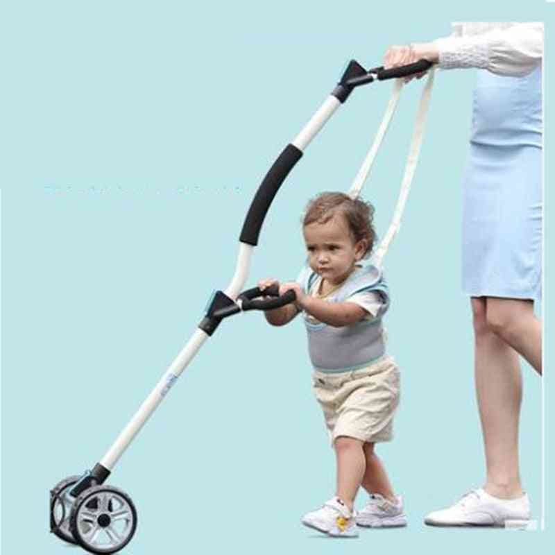 Baby gåtur med hjul stående op