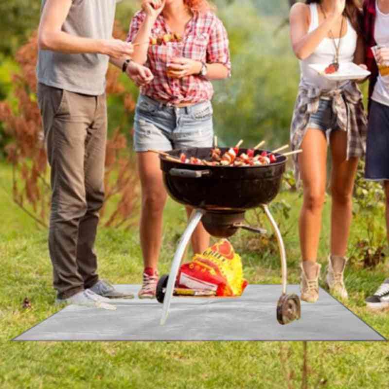 High Temperature Protection Mat, Barbecue Fireproof & Fire Pit Mat